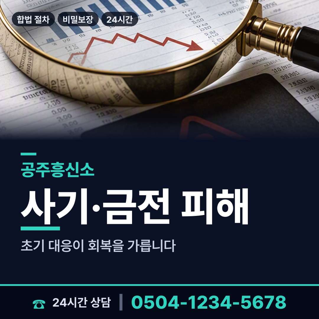 공주 신관동 직원조사 상담 안내
